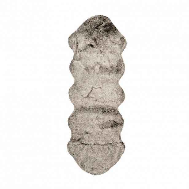 KOŽEŠINOVÝ KOBEREC, 60/180 cm, hnědá, olivově zelená