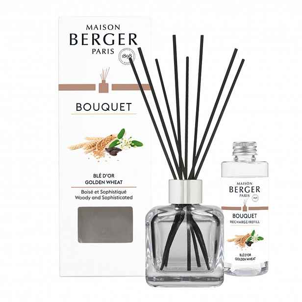 Maison Berger Paris Aroma difuzér Cube, Zlatavá pšenice 125 ml 7595