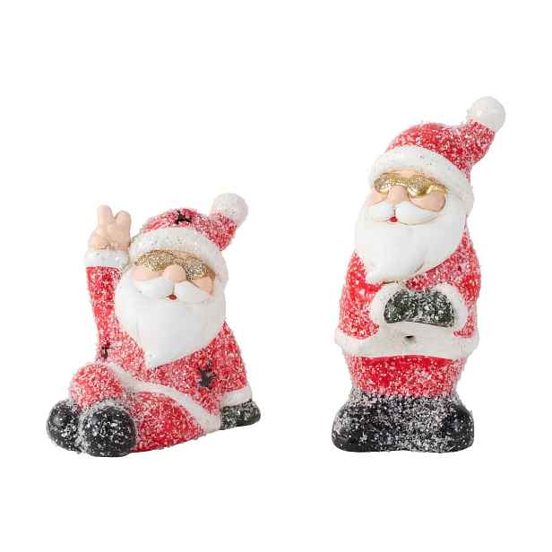 PROHOME - Santa zasněžený 1ks různé druhy