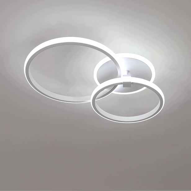 Stropní svítidlo bílé závěsné Led lustr moderní do obývacího pokoje 6500K 42W