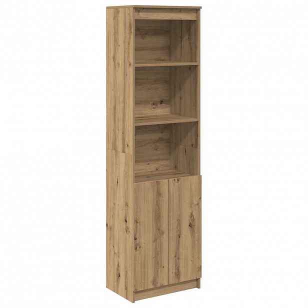 vidaXL Komoda dub artisan 50x35x180 cm kompozitní dřevo