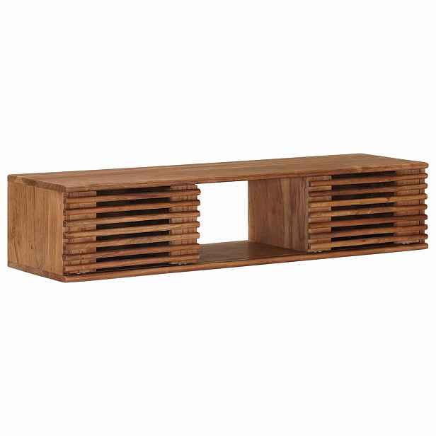 vidaXL Televizní skříň s úložištěm Přírodní 105 x 30 x 22,5 cm