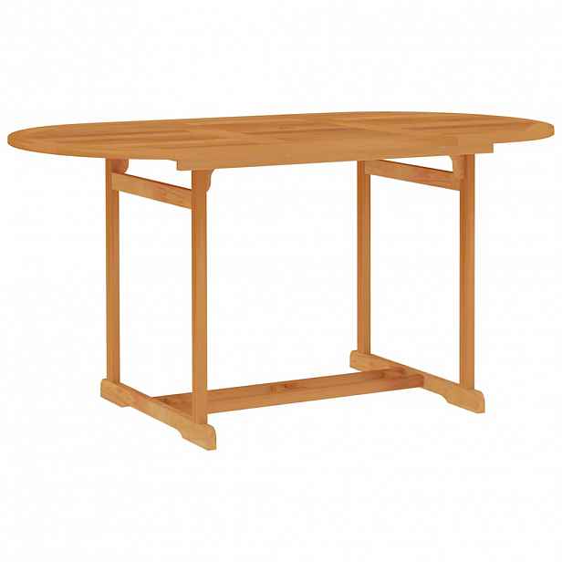 vidaXL Zahradní stůl 150 x 90 x 75 cm masivní teakové dřevo