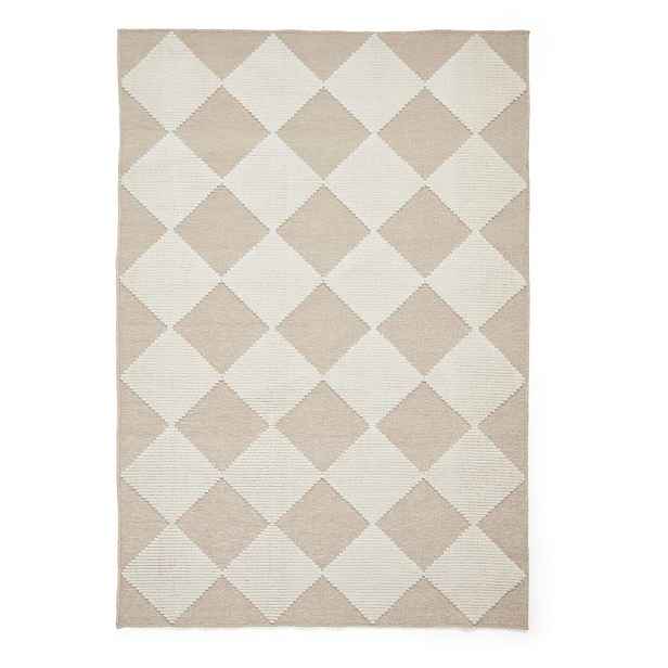 Bílo-béžový pratelný koberec 160x230 cm Lyna Beige&White – Think Rugs