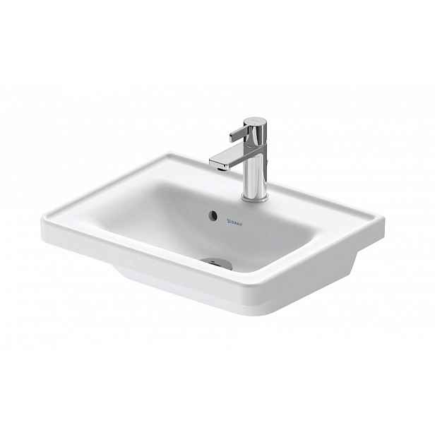 Duravit D-Neo - Umývátko 50x40 cm, s přepadem, otvor pro baterii, matná bílá 0742503200