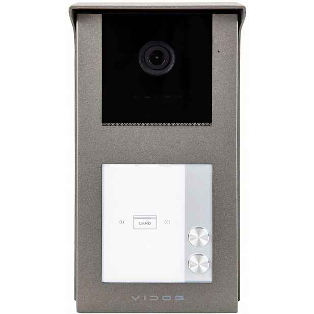 Ip videodomofon Vidos S201-2, dvourodinná venkovní stanice