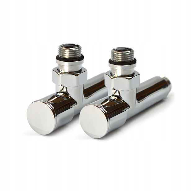 Katový ventil Raftec Chrom pro radiátor, zapuštěný 1/2"x1/2", 2