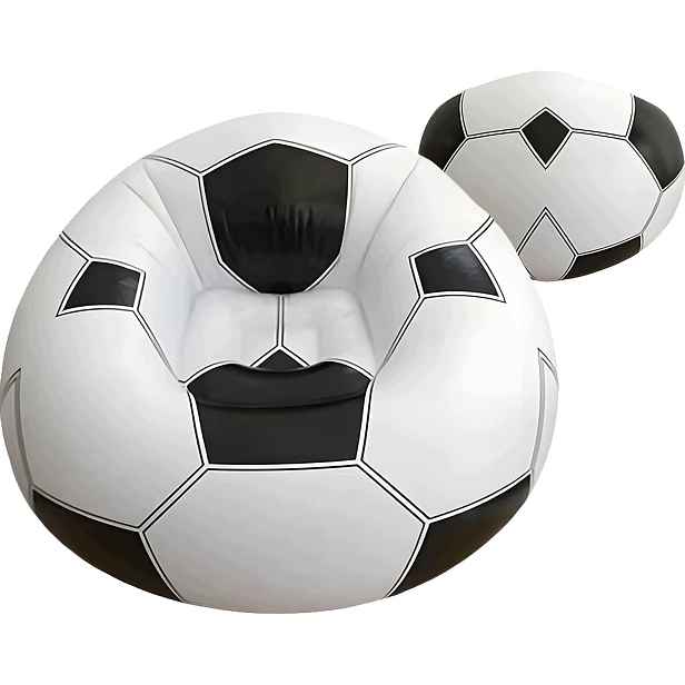 Taburet Míč 110 cm Eko-kůže Velké křeslo Sáček Sako Sportovní sedátko Bedee
