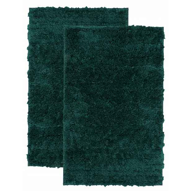 Koupelnové Koberce Komplet 2KS 50x80+50x80cm Protiskluzové Shaggy Silné