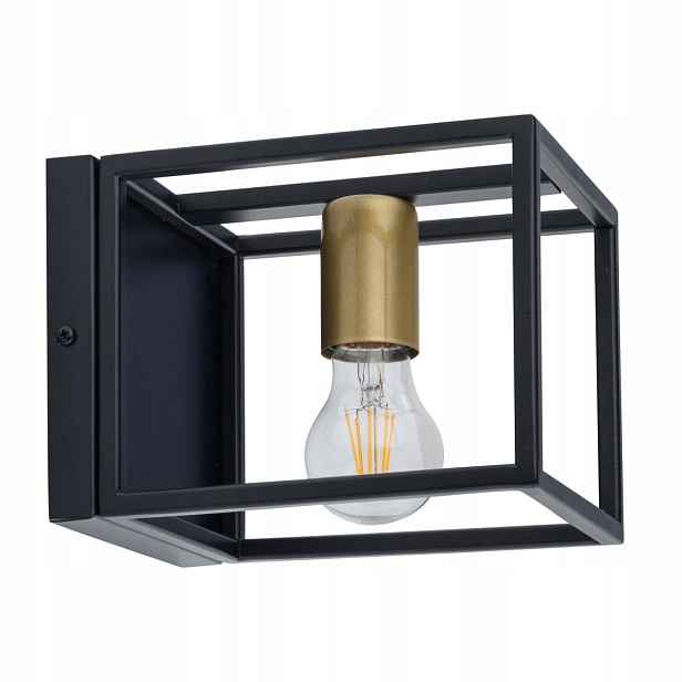 Nástěnné svítidlo Černé Lakované 1xE27 15W nad Sigma Lighting 15 cm