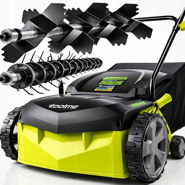 Elektrický Provzdušňovač Areator Vertikutátor 3V1 pro provzdušňování trávníku Grizzly TM340