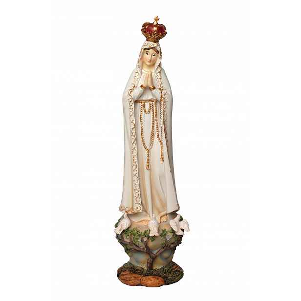 Figurka Matka Boží Madona Fatima Fatimska 30 cm