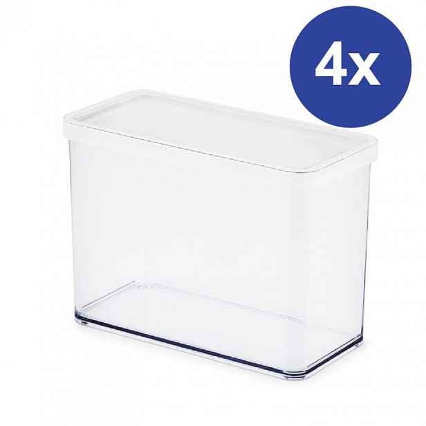 Krabička SET LOFT, 4 x 2, 1 L, bílá