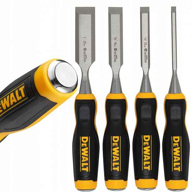 Sada 4 dlát na dřevo DeWALT DWHT0-16063