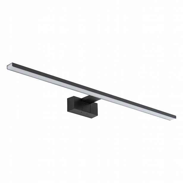 Lampa nástěnná do koupelny černá glamour Led 80 cm