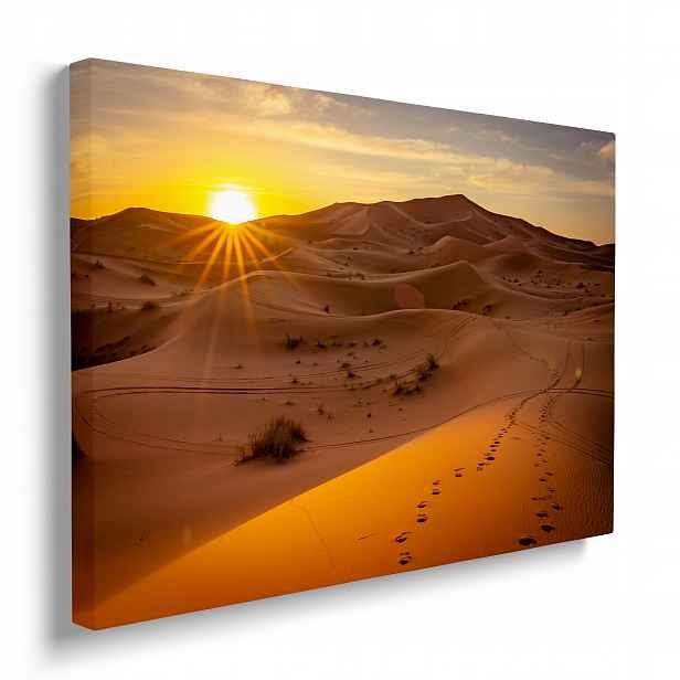 Obraz Sahara na plátně exotická krajina pouště do obývacího pokoje 70x50 cm