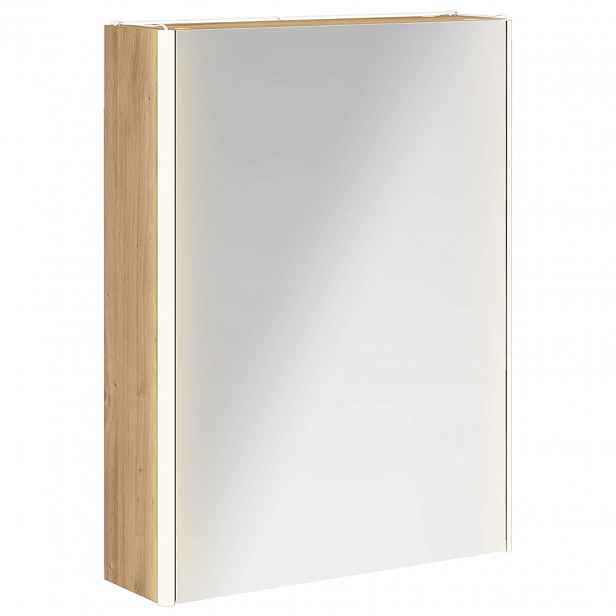 vidaXL Koupelnová zrcadlová skříň Umělecký dub 53,5 x 15,5 x 70 cm