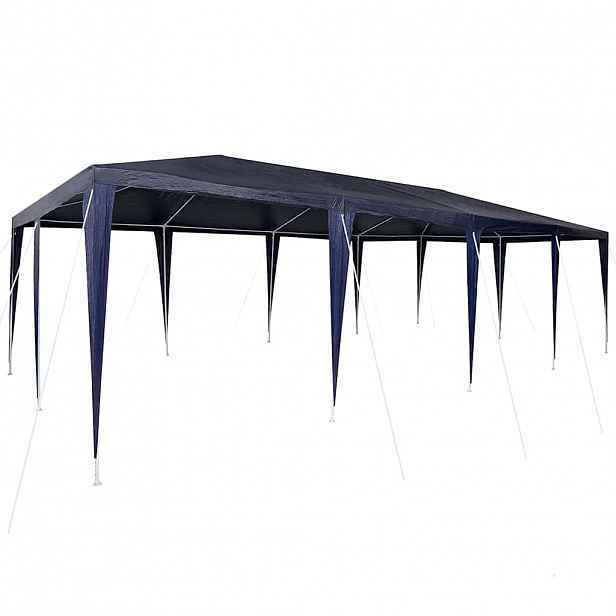 vidaXL Party Stan Modrá 800 x 400 x 266 cm Polyethylen a ocel