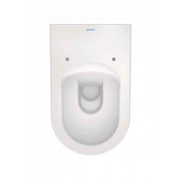 Duravit ME by Starck - Stojící WC, zadní odpad, DuraShield, matná bílá 216909AC00