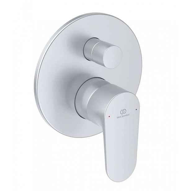 Ideal Standard Cerafine O - Baterie pod omítku, pro 2 spotřebiče, s tělesem, stříbrná A7193SI