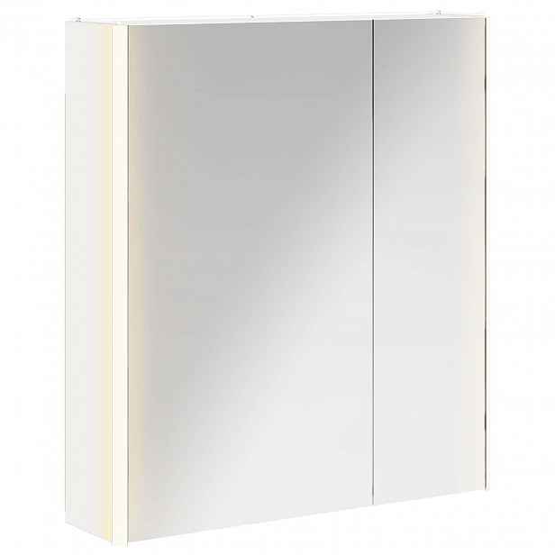 vidaXL Koupelnová zrcadlová skříň Bílá 63,5 x 15,5 x 70 cm