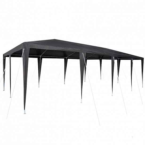 vidaXL Party Stan Antracit 800 x 400 x 266 cm Polyethylen a ocel