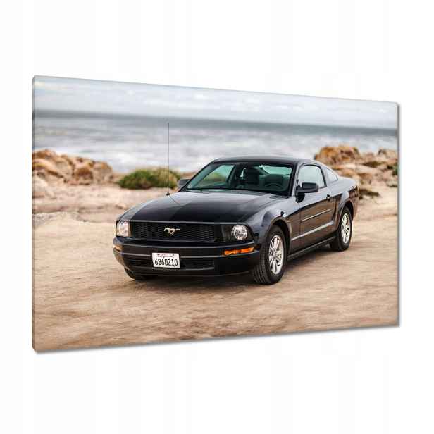 Obrazy 120x80 Černý Ford Mustang