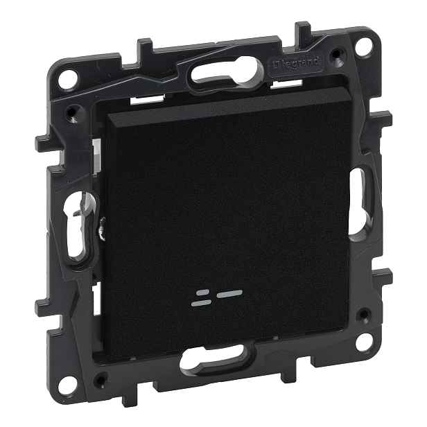 Přepínač střídavý řazení 6So Legrand Niloé Step černá