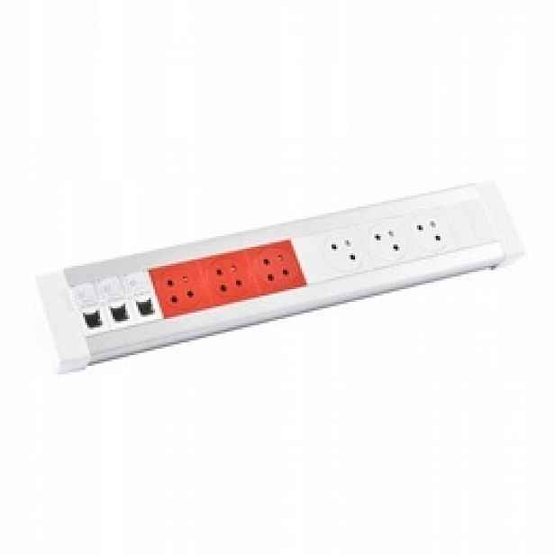 Prodlužovací Kabel stolní 6X2P+Z/3XRJ45 Legrand 054607