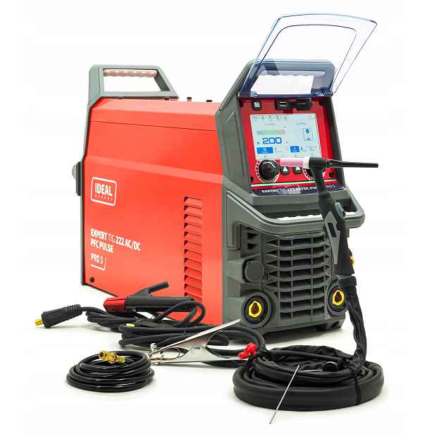 Svařovač Ideal Expert Tig 222 Ac/dc Pfc Pulse Pro5 LCD 230V Invertor