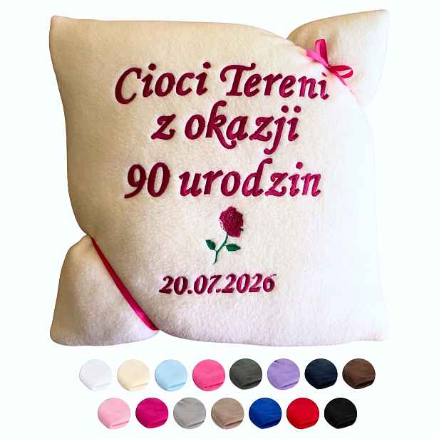Dárek K 90. Narozeninám Pro Tetu Babičku, Dědečka, Ženu, Máme Roky, Polštář