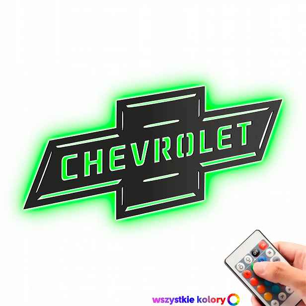 Dřevěný 3D obraz Chevrolet Nástěnná Dekorace Dárek Noční Lampa Led