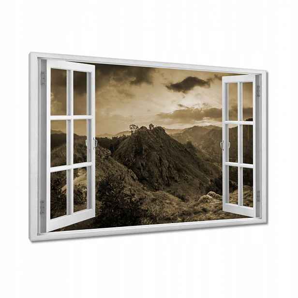 Obrazy 90x60 Hnědá krajina Krajina