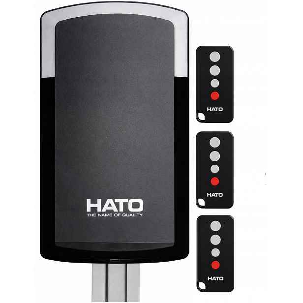 Pohon pro garážová vrata Hato Silent 300-výkon 1200N-3x Ovladač
