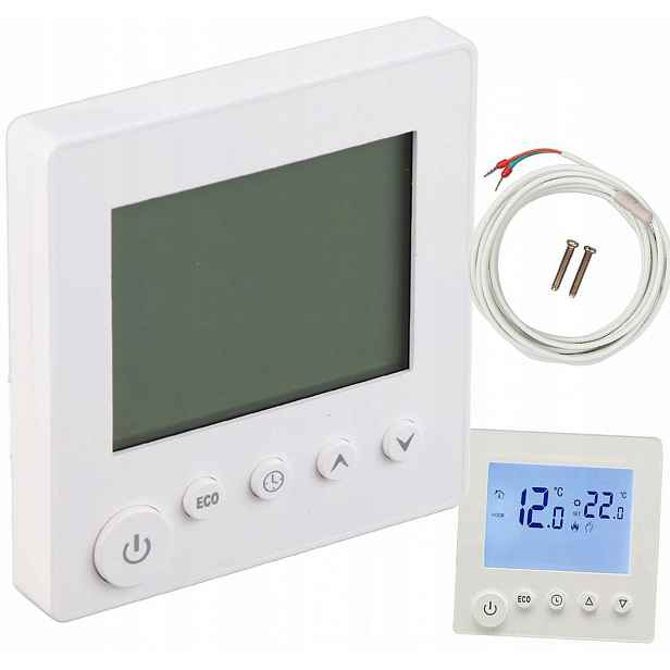 Regulátor Pokojový Termostat Digitální – podlahové/stěnové vytápění 5-50°C