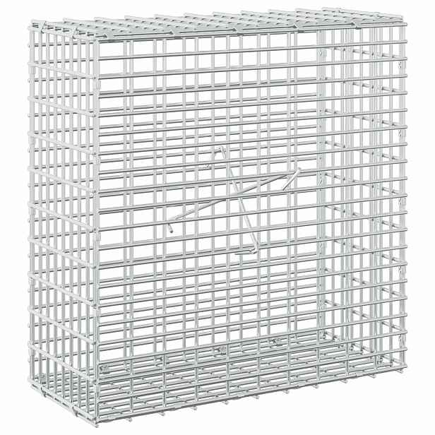 vidaXL Gabion s drátem 3,5 mm a sítem 5x2,5 cm 50x20x50 cm