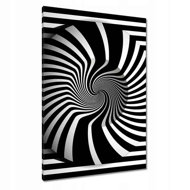 Obrazy 70x100 Abstrackja černobílá