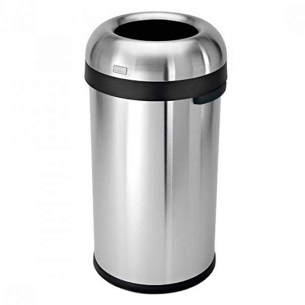 Odpadkový koš, 80 L, nerez - simplehuman