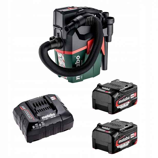 Vysavač Metabo As 18 L Pc Compact 602028850 18 V 2x4 Ah 6 l 120 mbar L