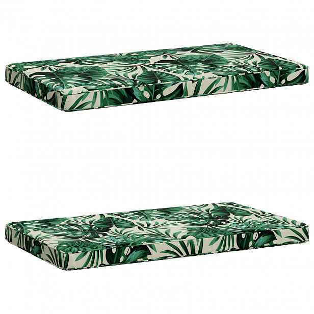vidaXL Sady polštářů na lavici (2 kusy) VUGHT 2 ks 100% polyester