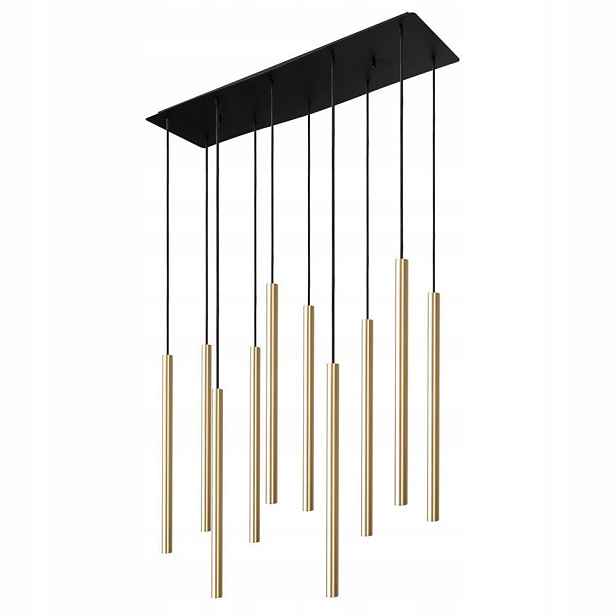 Černá závěsná lampa Laser X moderní nad jídelní stůl Nowodvorski