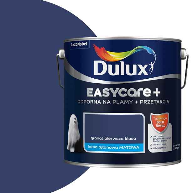 Dulux EasyCare Plus 2,5L Granátová barva první třídy
