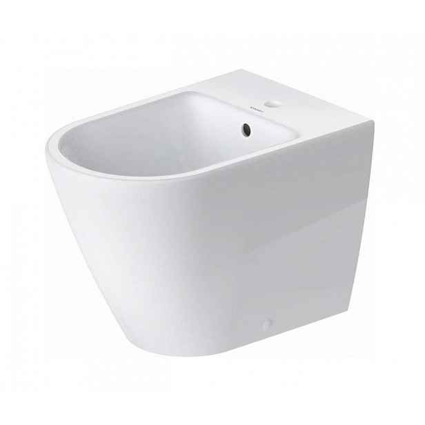 Duravit D-Neo - Stojící bidet, s přepadem, otvor pro baterii, matná bílá 2295103200