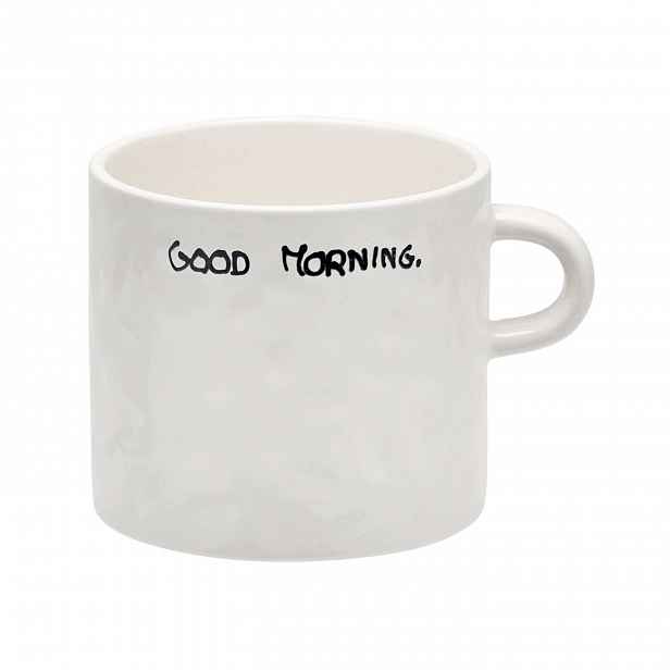 Keramický hrnek na čaj Good Morning Bílý One size anna nina