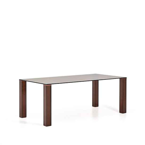 Skleněný jídelní stůl 100x200 cm Adularia – Kave Home