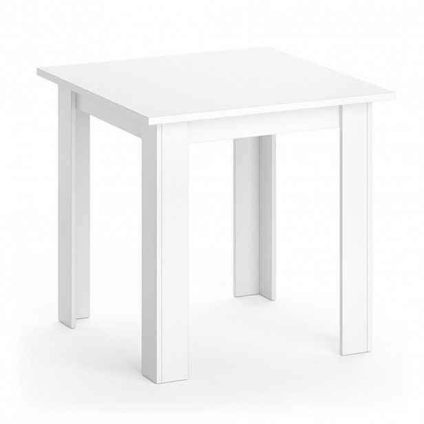 Vicco JÍDELNÍ STŮL Karlos Bílá 80 x 80 cm