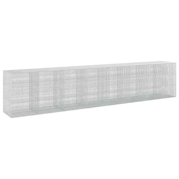 vidaXL Gabion s drátem 3,5 mm a sítem 5x2,5 cm 750x100x150 cm