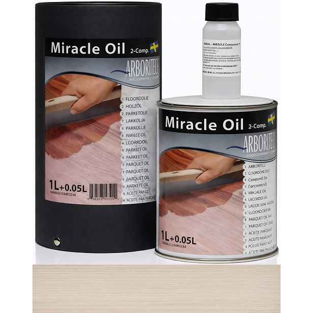 Arboritec Miracle Oil White Bílý 1,05L olej 2K na dřevěné podlahy