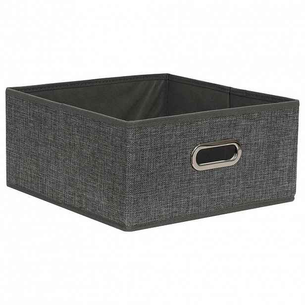 Homeware KOŠ DO REGÁLU, šedá
