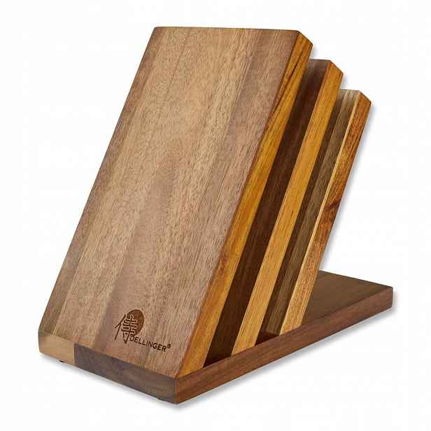 Magnetický blok na 6 nožů Dellinger Acacia – akátové dřevo